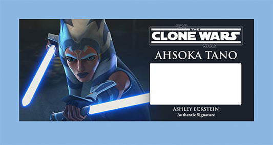 Ashley Eckstein - AHSOKA TANO - PLAQUES - BRUSHED METAL