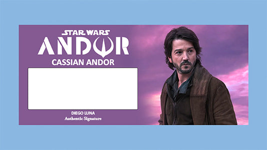 Diego Luna - CASSIAN ANDOR - PLAQUES - BRUSHED METAL