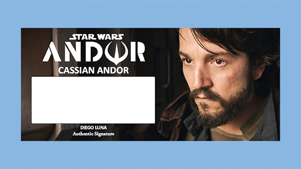 Diego Luna - CASSIAN ANDOR - PLAQUES - BRUSHED METAL