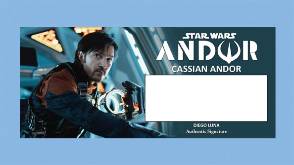 Diego Luna - CASSIAN ANDOR - PLAQUES - BRUSHED METAL