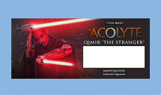 Manny Jacinto - QIMIR - THE STRANGER - PLAQUES - BRUSHED METAL