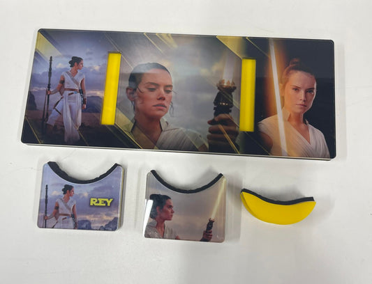 STAR WARS IMAGE LIGHTSABER STAND - REY - YELLOW
