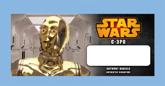 Anthony Daniels - C-3PO - PLAQUES - BRUSHED METAL